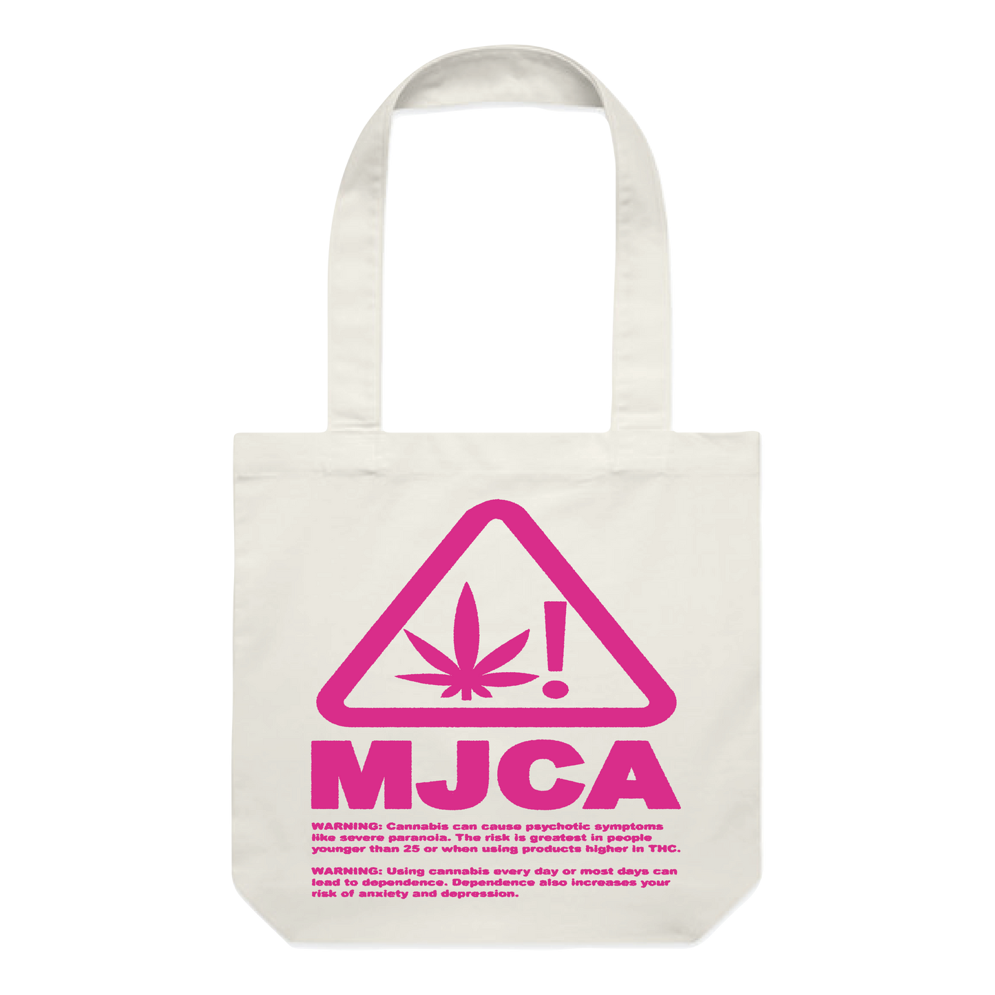 MJCA WARNING TOTE