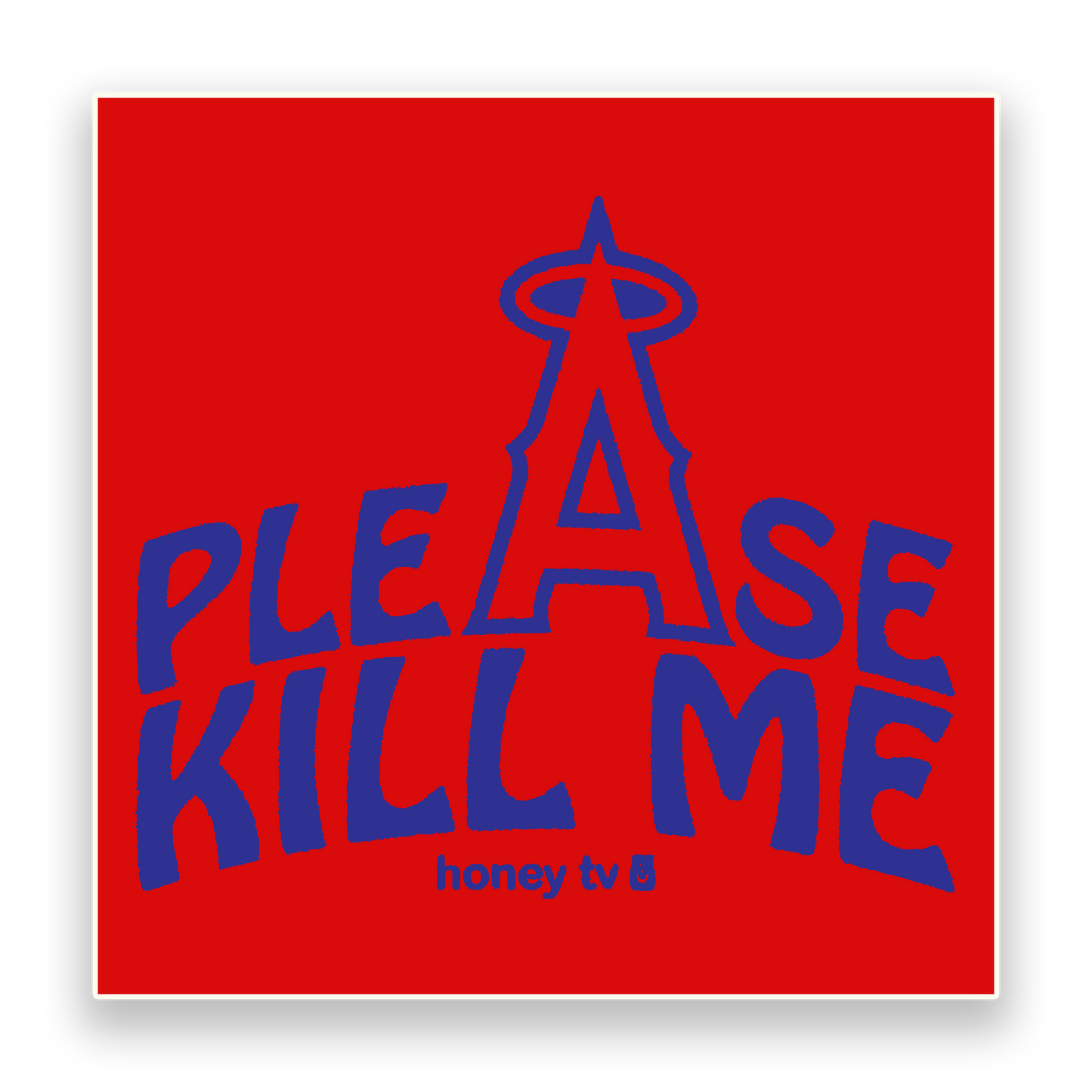 ANGELS K*** ME STICKER