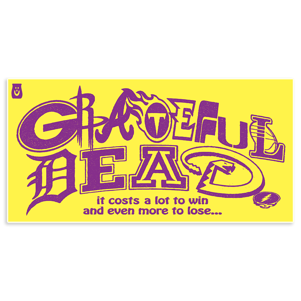 GRATEFUL DEAD SPORTS STICKER