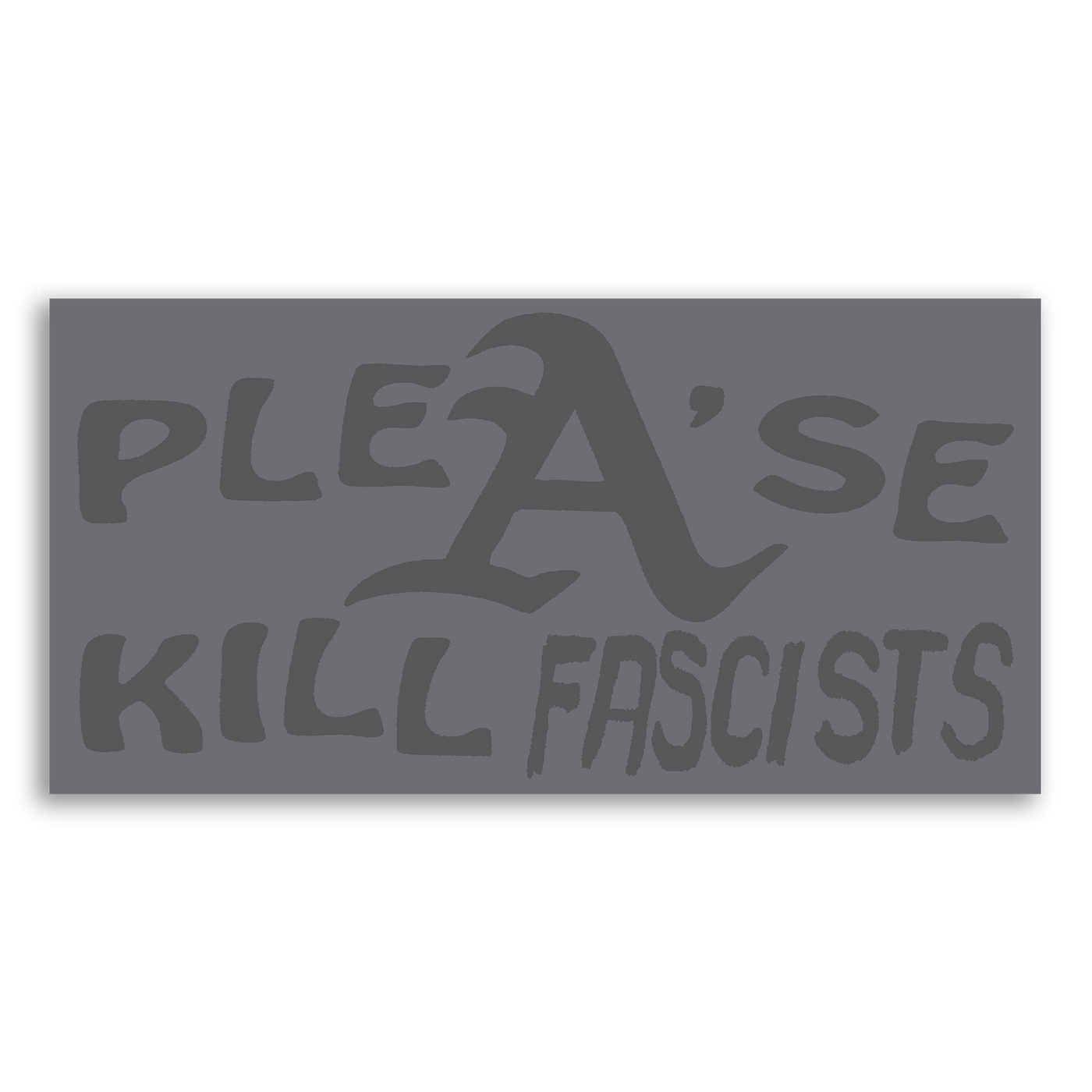 K**** FACISTS STICKER