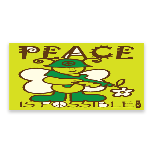 PEACE IS POSSIBLE STICKER