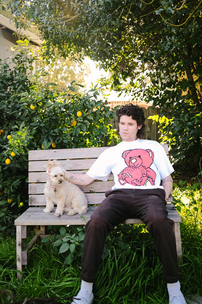 MOM JEANS BEAR TEE