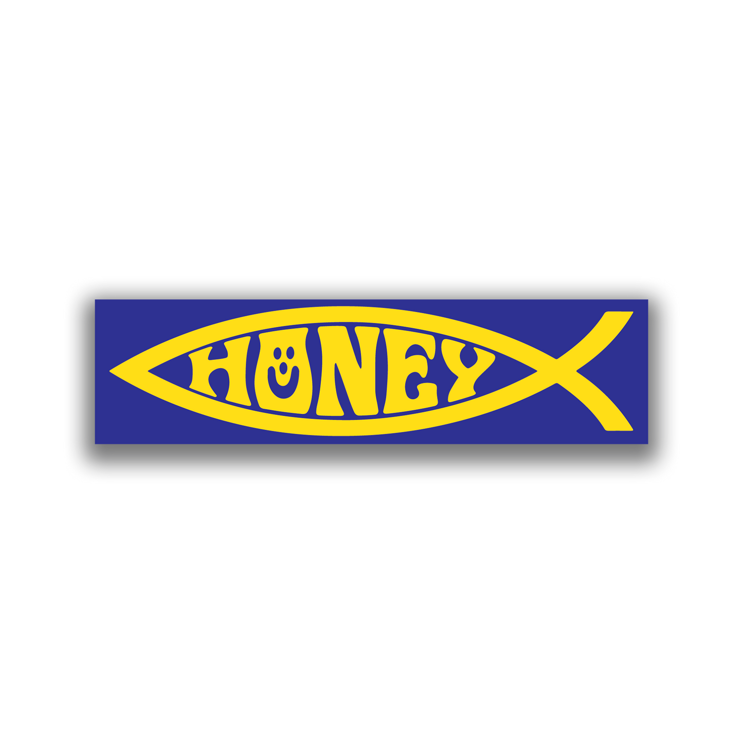 HTV FISH BUMPER STICKER
