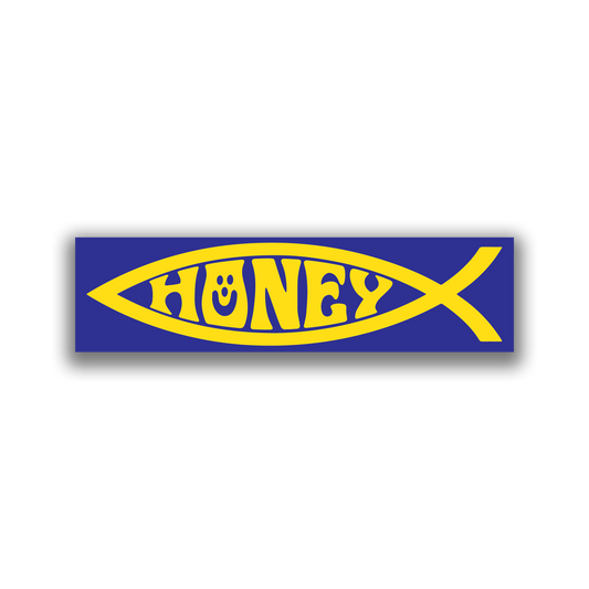 HTV FISH BUMPER STICKER