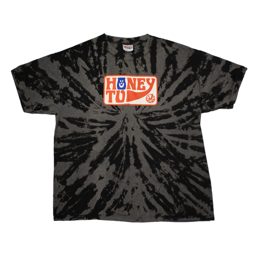 BLEACHED TEE - L - CHARCOAL
