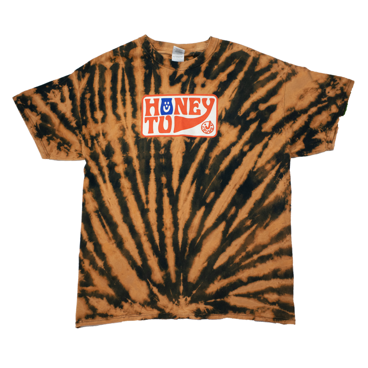 BLEACHED TEE - XL - ZEBRA