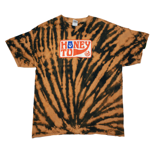 BLEACHED TEE - XL - ZEBRA