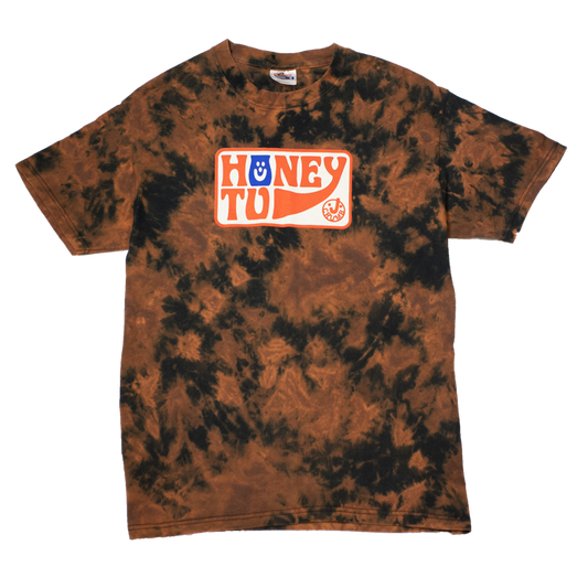 BLEACHED TEE - M - MOLTEN