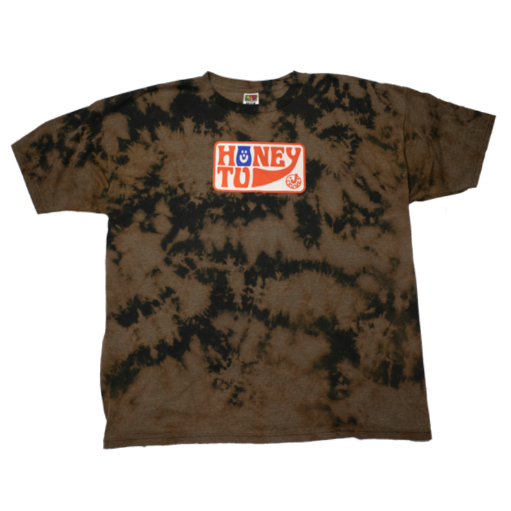 BLEACHED TEE - 3XL - ESPRESSO