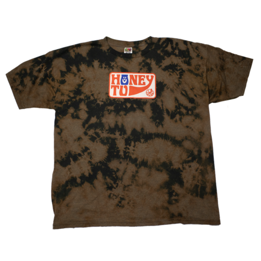 BLEACHED TEE - 3XL - ESPRESSO