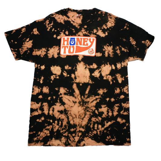 BLEACHED TEE - XL - RORSCHACH