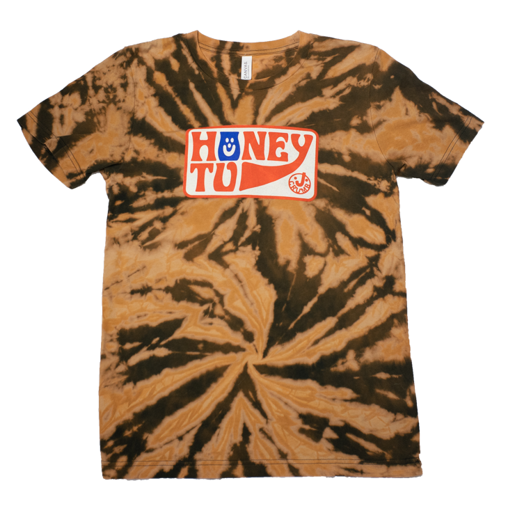 BLEACHED TEE - M - FADED BURST