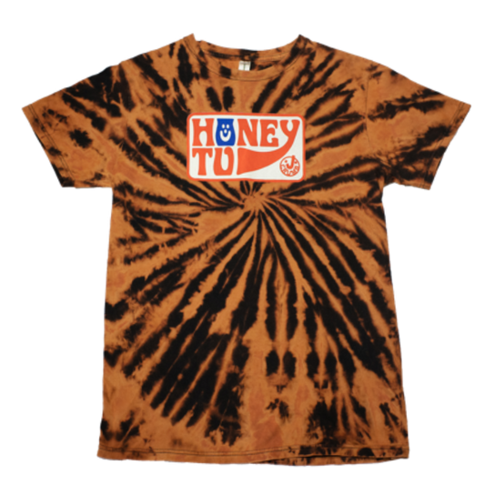 BLEACHED TEE - M - SWIRL
