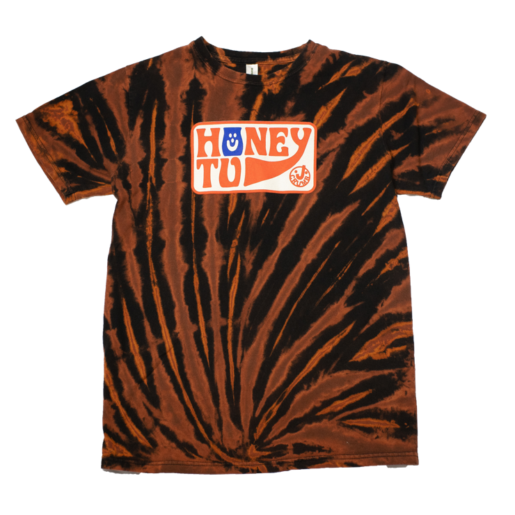 BLEACHED TEE - M - PEACOCK