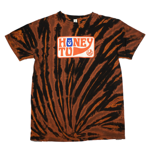BLEACHED TEE - M - PEACOCK