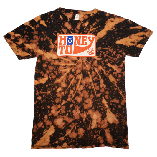 BLEACHED TEE - M - SPLATTER
