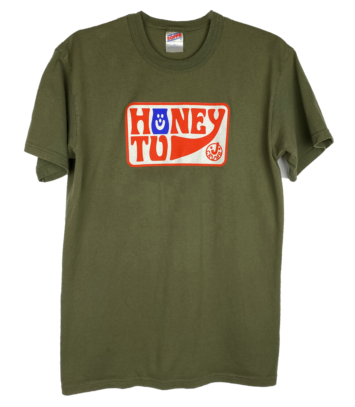 UPCYCLE TEE - M - ARMY GREEN