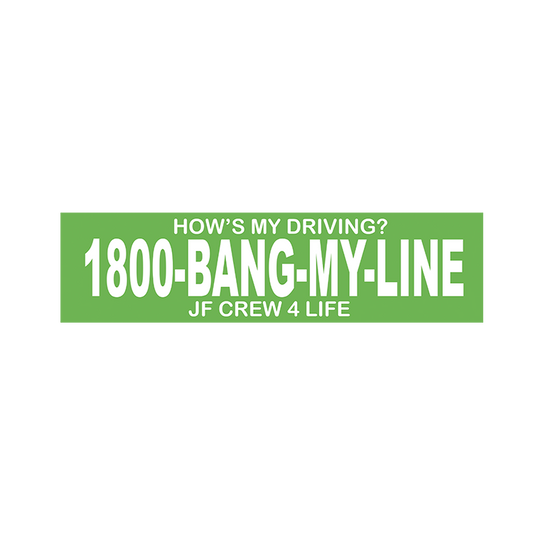 JF BANG BY LINE BUMPER STICKER