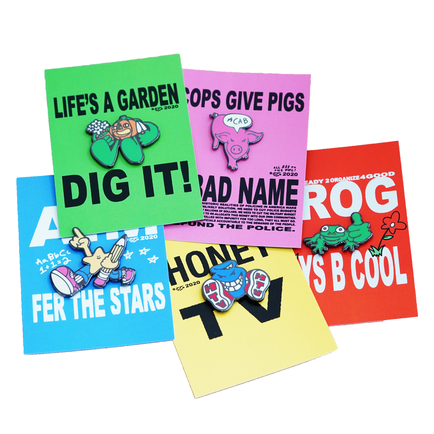IWANTMYHONEYTV PINS