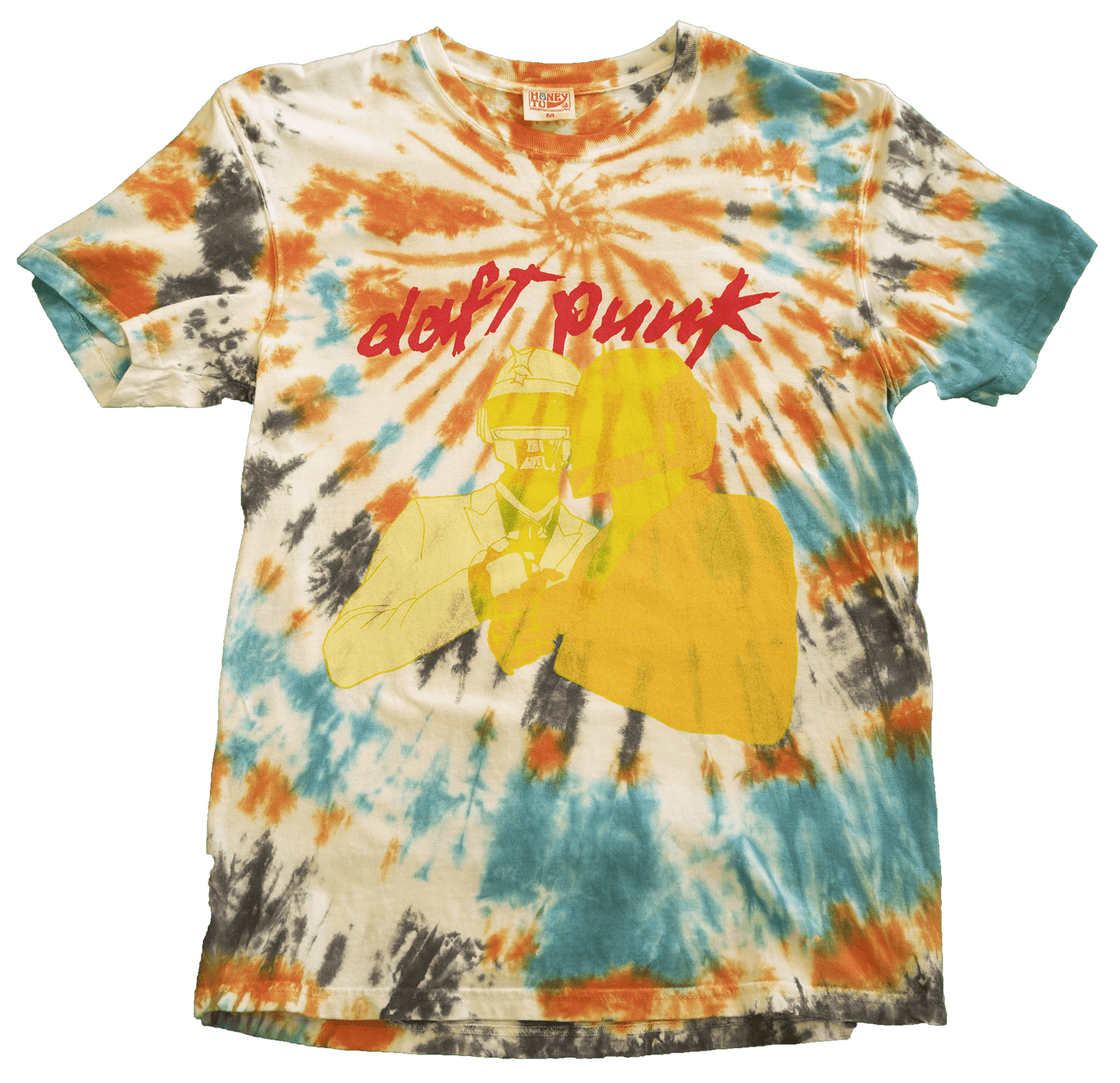 DAFT PUNK TIE-DYE TEE - 2 - M