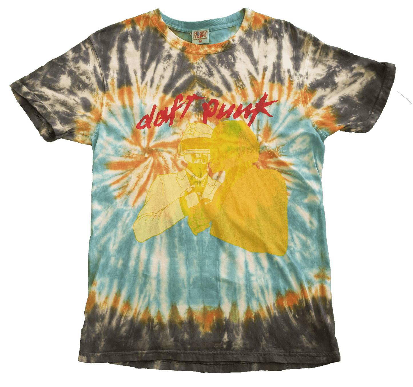 DAFT PUNK TIE-DYE TEE - 5 - M