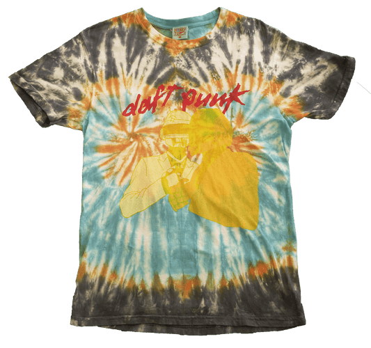DAFT PUNK TIE-DYE TEE - 5 - M