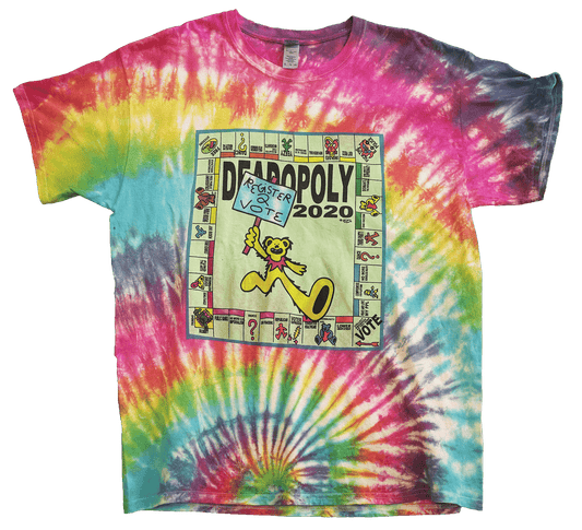 DEADOPOLY TIE-DYE TEE - 4 - XL