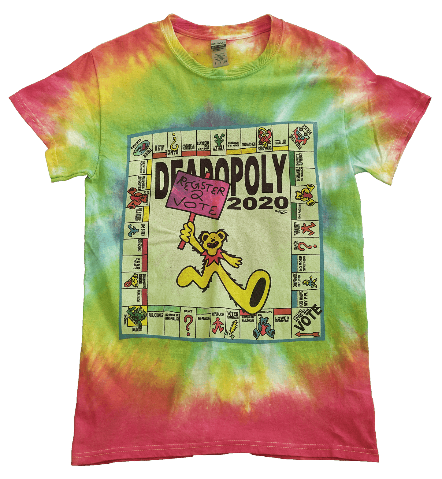 DEADOPOLY TIE-DYE TEE - 1 - S
