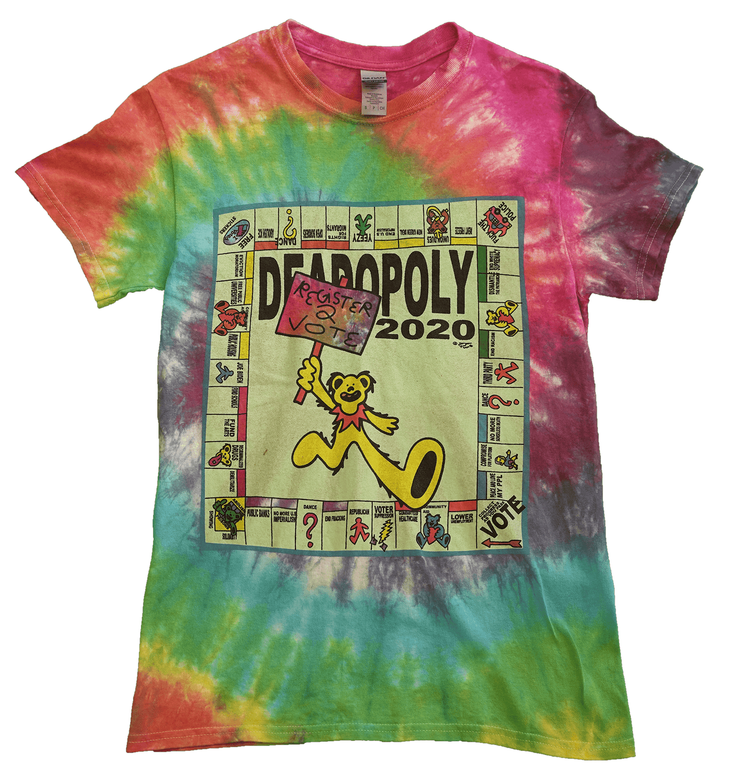 DEADOPOLY TIE-DYE TEE - 3 - S