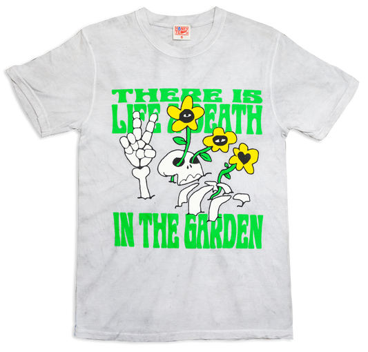 DEATH NATURAL DYE TEE