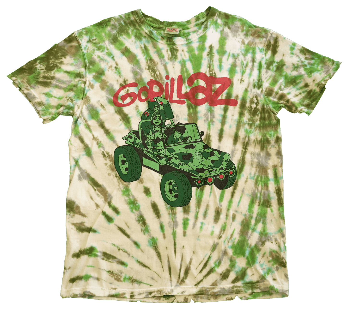 GORILLAZ TIE-DYE TEE - 3 - L