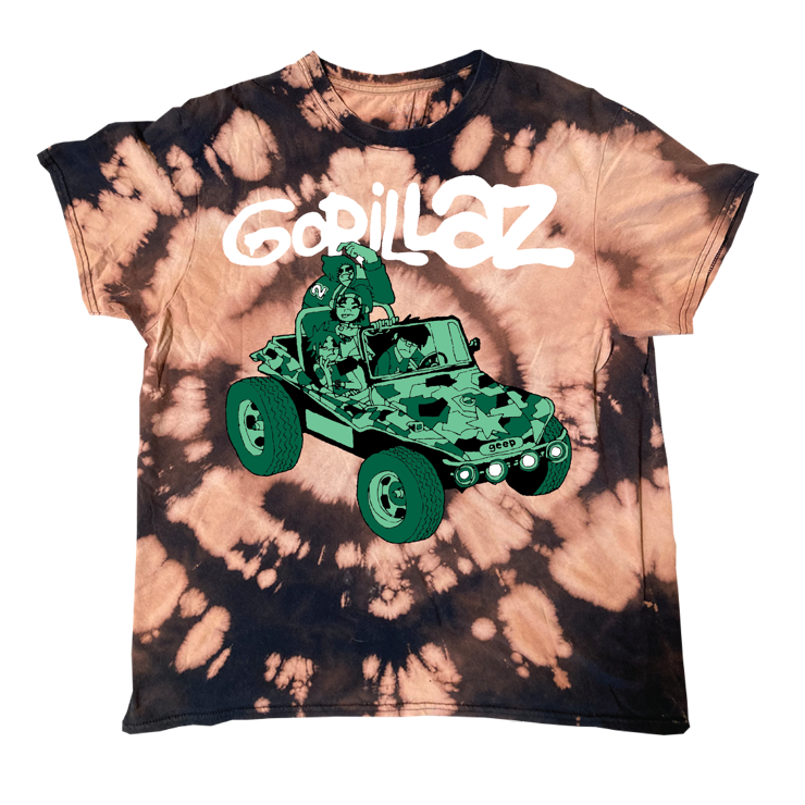 GORILLAZ BLEACHED TEE