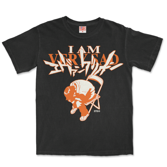 I AM VERY SAD TEE BLACK