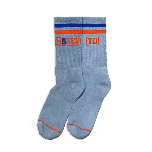 HTV LOGO SOCKS - INDIGO