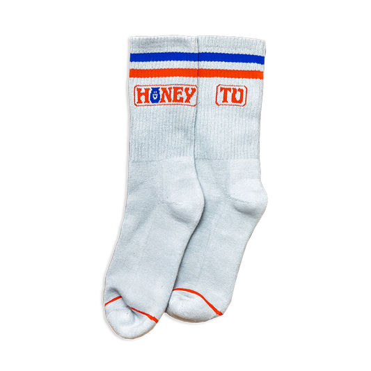 HTV LOGO SOCKS - LIGHT GREY