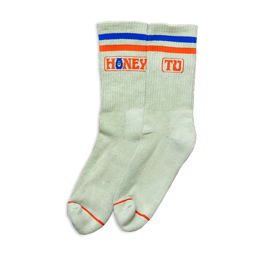 HTV LOGO SOCKS - LIGHT GREEN