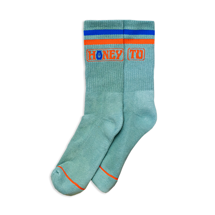 HTV LOGO SOCKS - FOREST GREEN