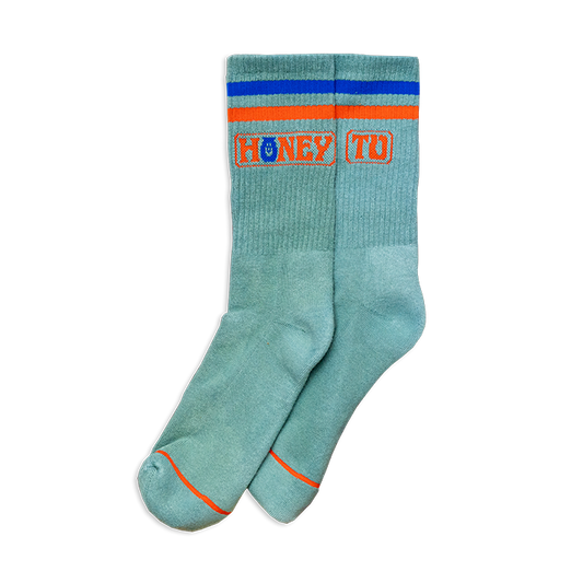 HTV LOGO SOCKS - FOREST GREEN