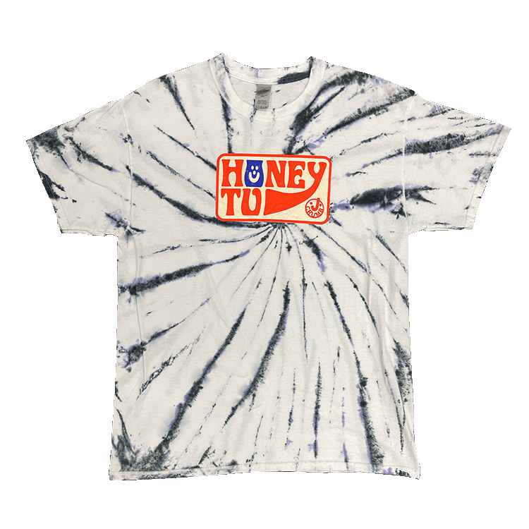 HTV BOX LOGO TIE-DYE TEE - L