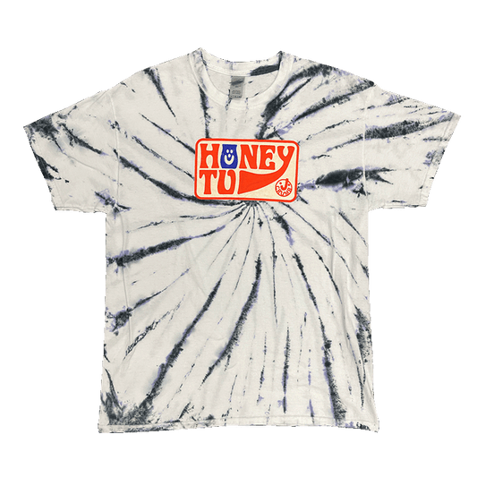 HTV BOX LOGO TIE-DYE TEE - L