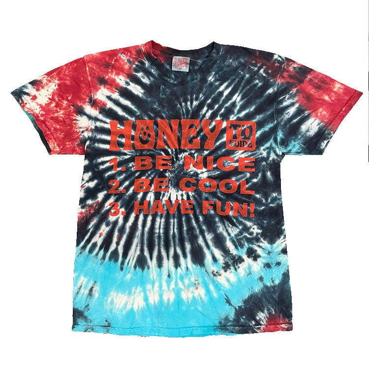 HTV TV GUIDE TIE-DYE TEE - M