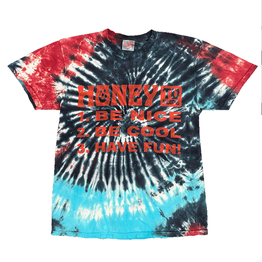 HTV TV GUIDE TIE-DYE TEE - M