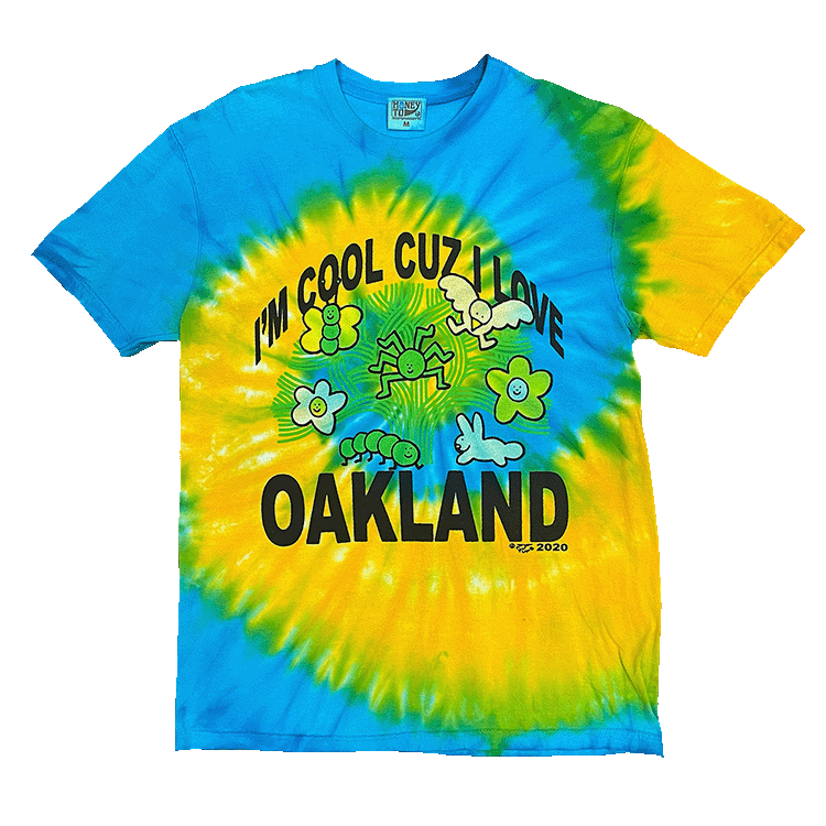 OAKLAND TIE-DYE TEE - M