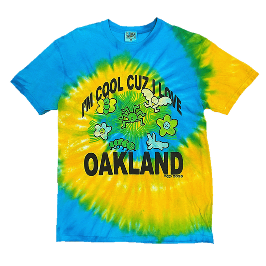OAKLAND TIE-DYE TEE - M