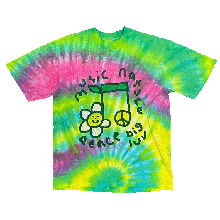 NOTE TIE-DYE TEE - M