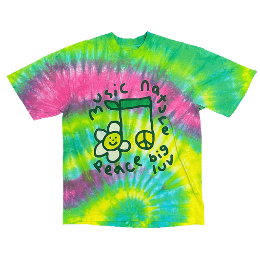 NOTE TIE-DYE TEE - M