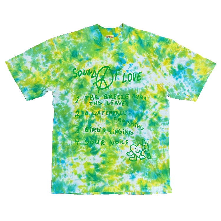 PEACE TIE-DYE TEE - M