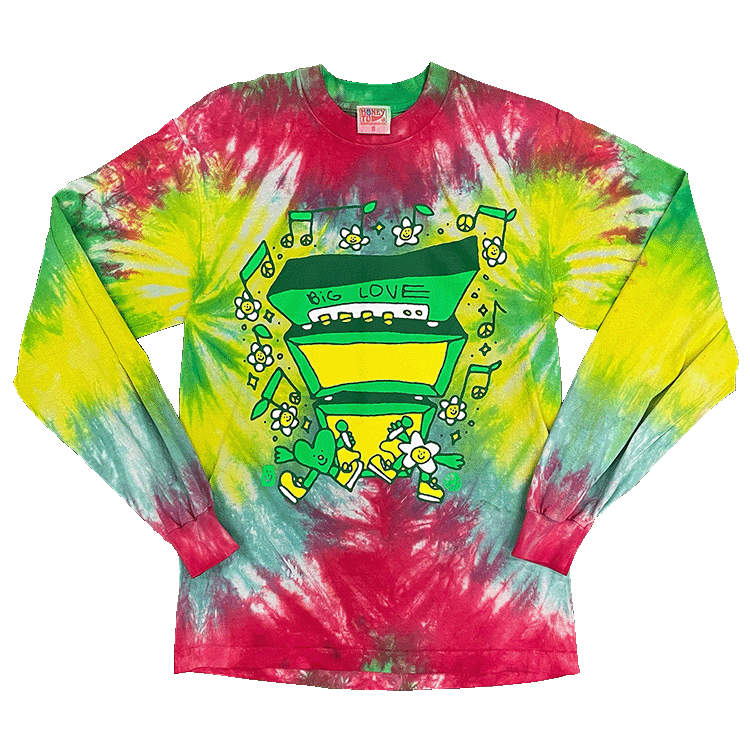 BIG LOVE AMP TIE-DYE LONGSLEEVE - S