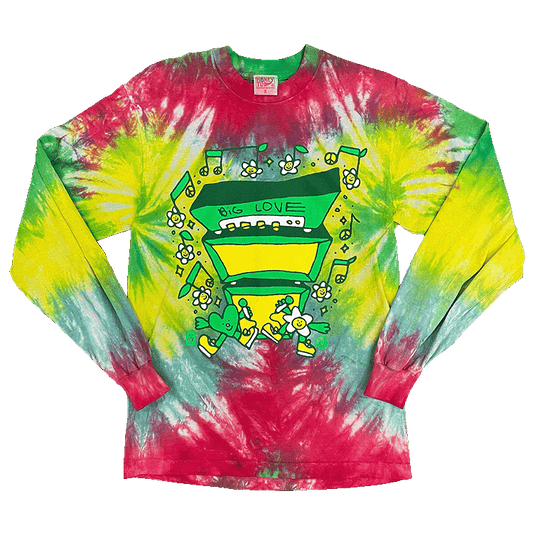 BIG LOVE AMP TIE-DYE LONGSLEEVE - S