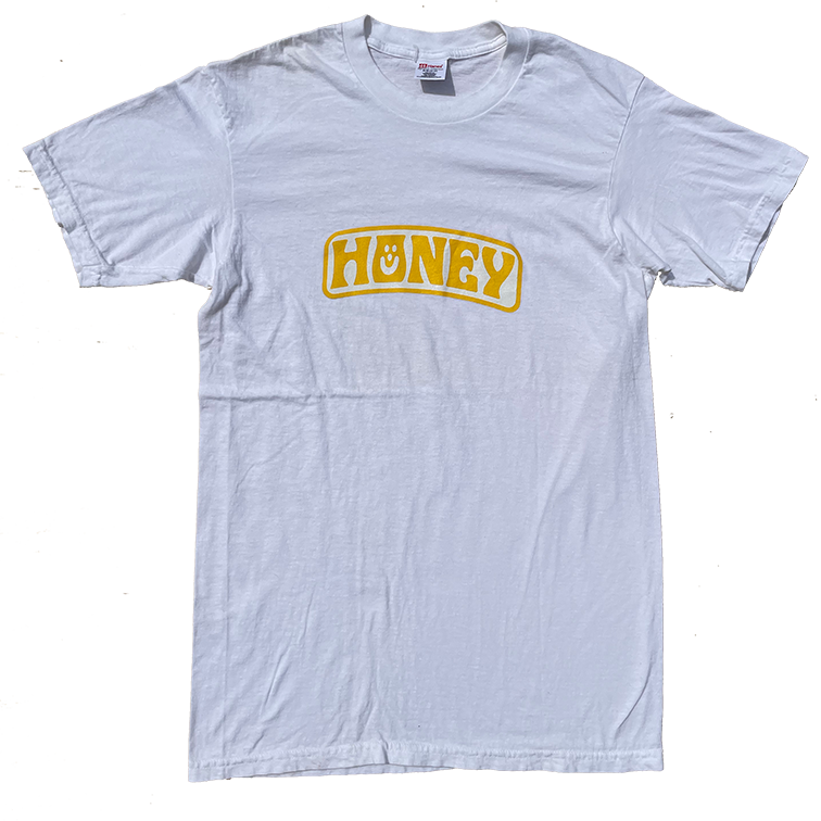 NEW LOOK LOGO - M - WHITE HANES